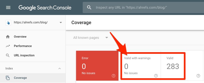 Magento SEO - Check indexing status using Google Search Console