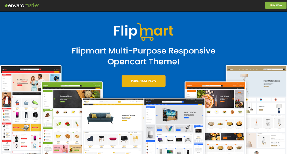 Flipmart preview store (best OpenCart themes)