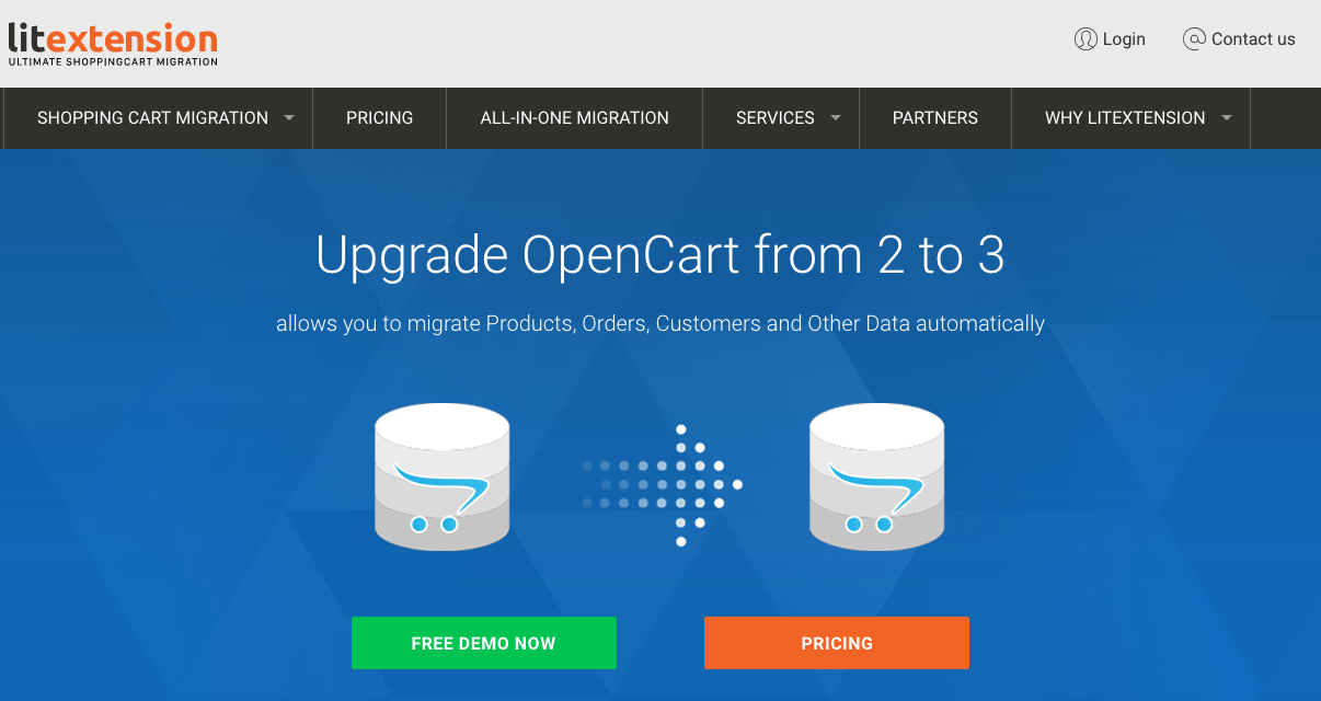 upgrade opencart from 2 to 3 with litextension