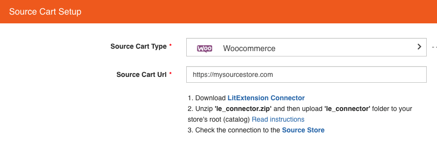 source cart configuration