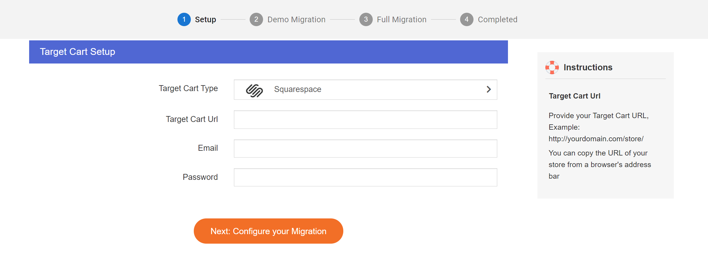 migrate to squarespace
