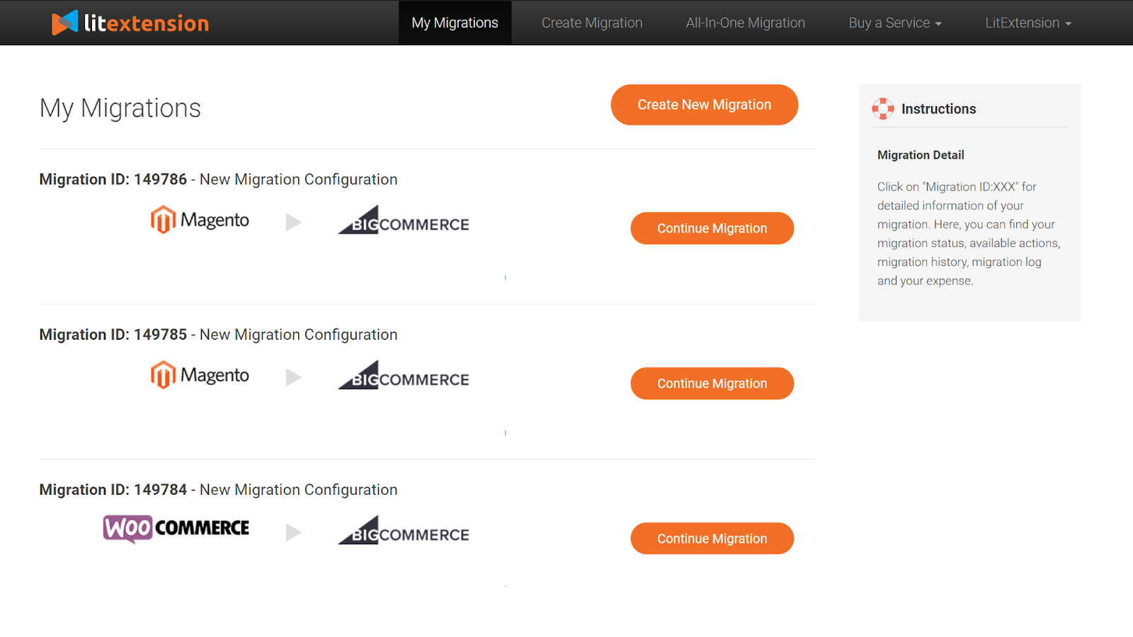 Recent Data Migration