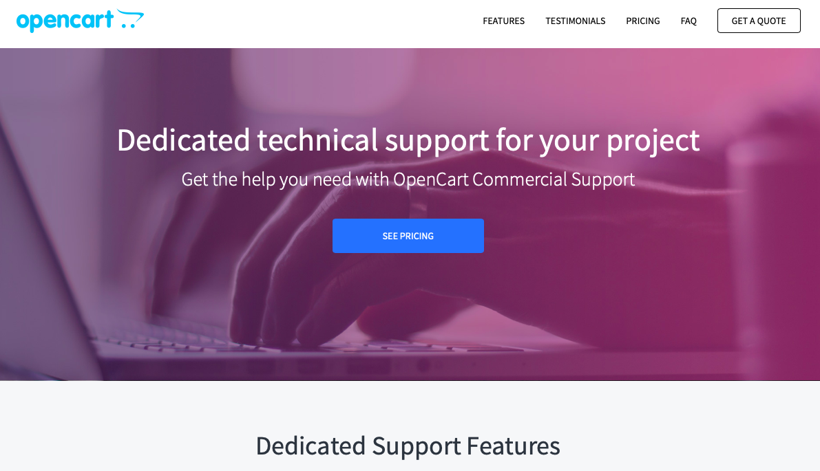 OpenCart Commercial Support