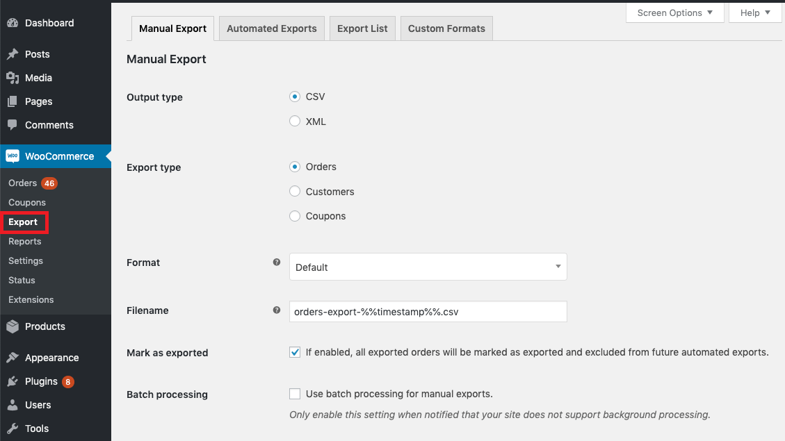 Export WooCommerce Orders, Products in 5 Steps [2023]