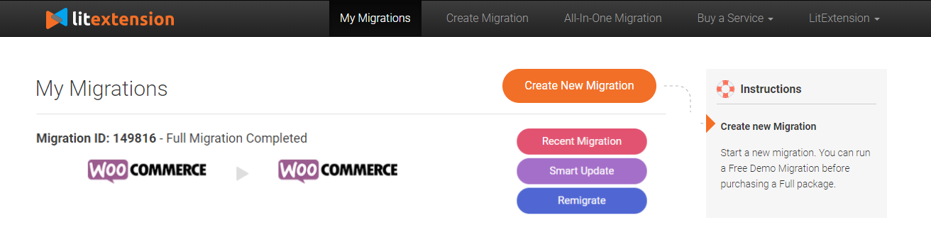 Recent Data Migration