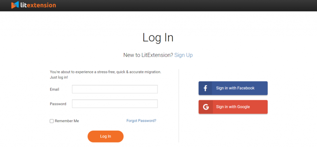 Register a LitExtension Account