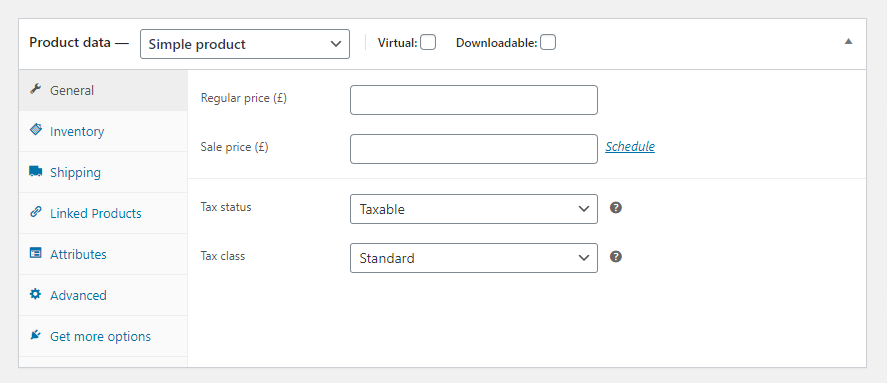 Adding product data - How To Set Up WooCommerce