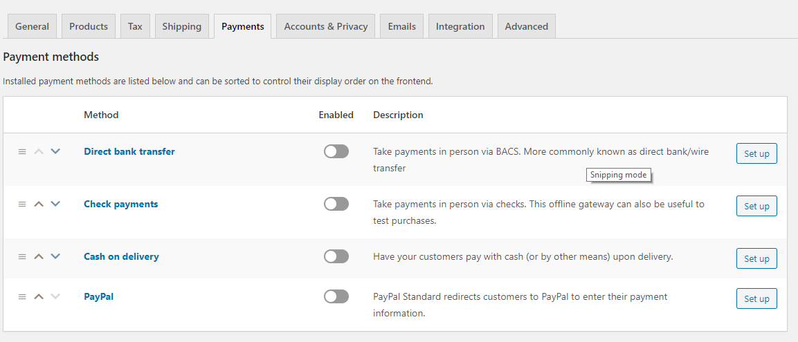 WooCommerce payment configuration - How To Set Up WooCommerce