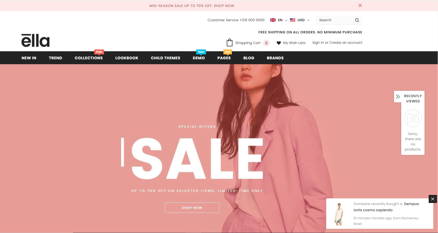 top shopify themes ella