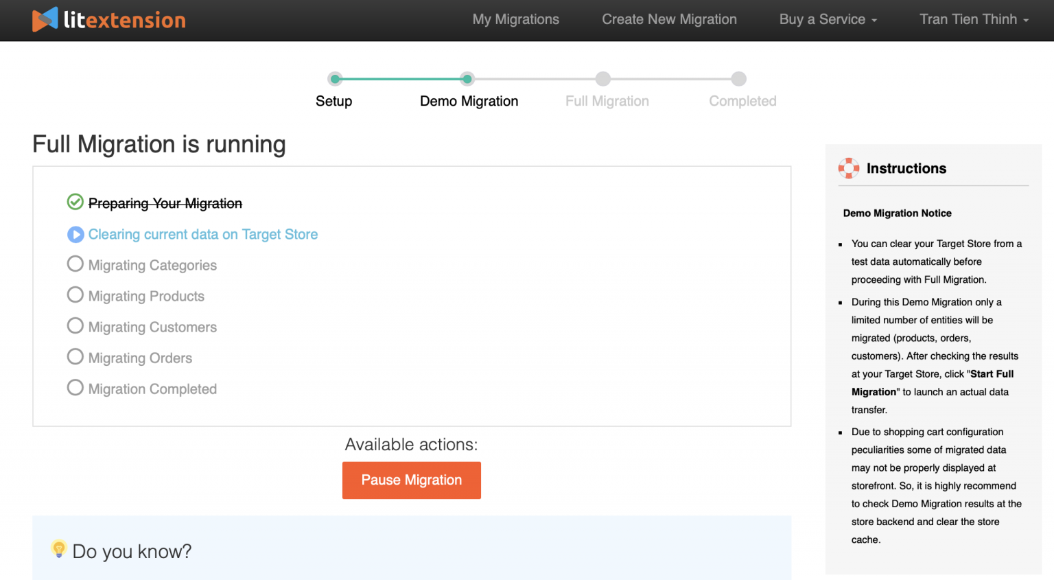 Demo Migration