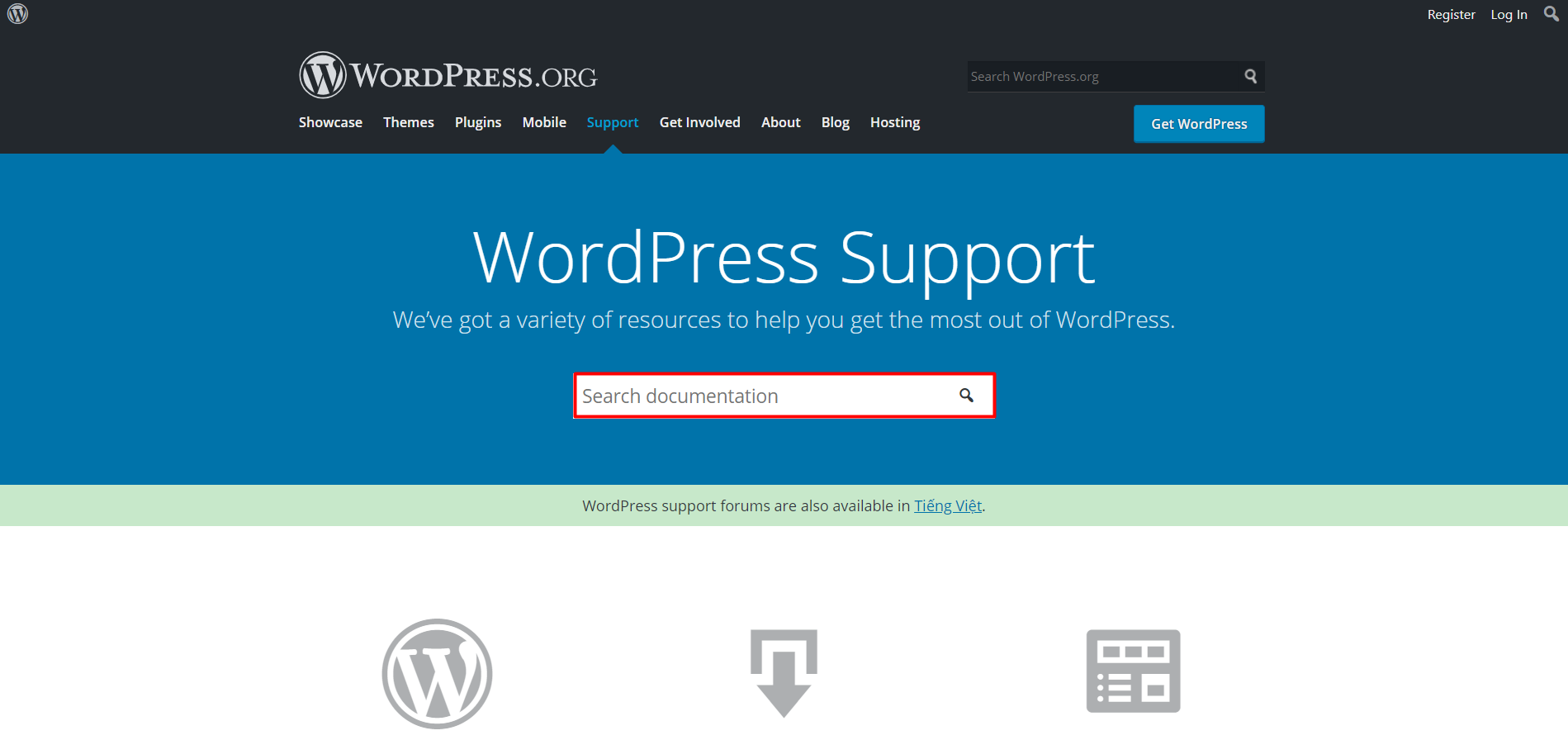 Wordpress.org Support