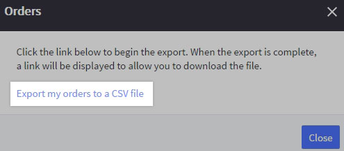 Export orders