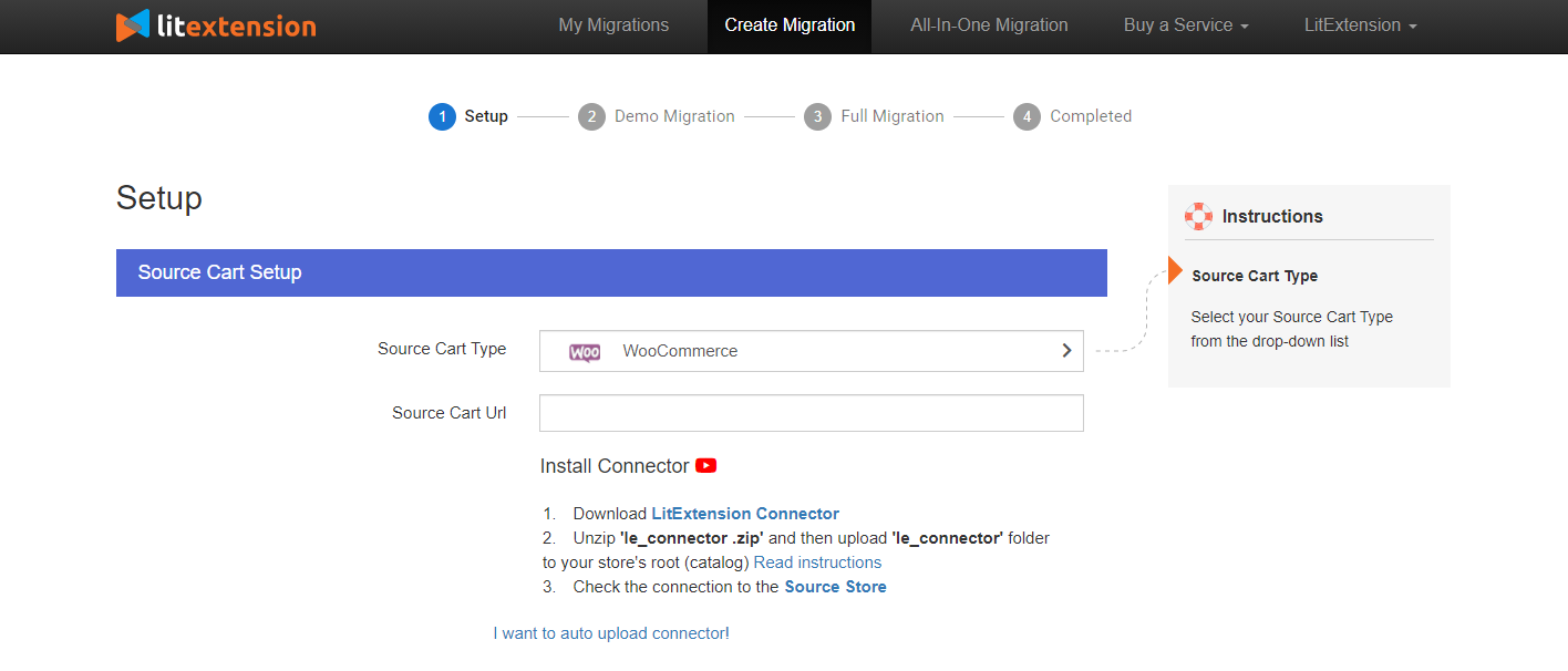 woocommerce to magento migration