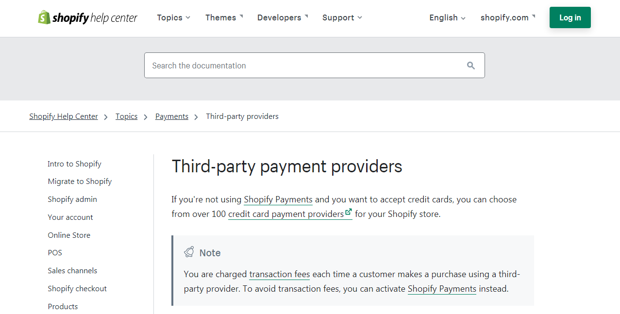 Shopify Payment