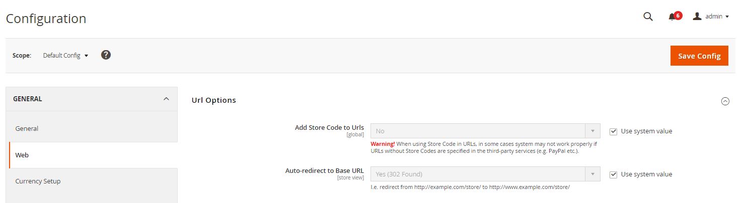 Add store code to the base URL for Magento multi stores