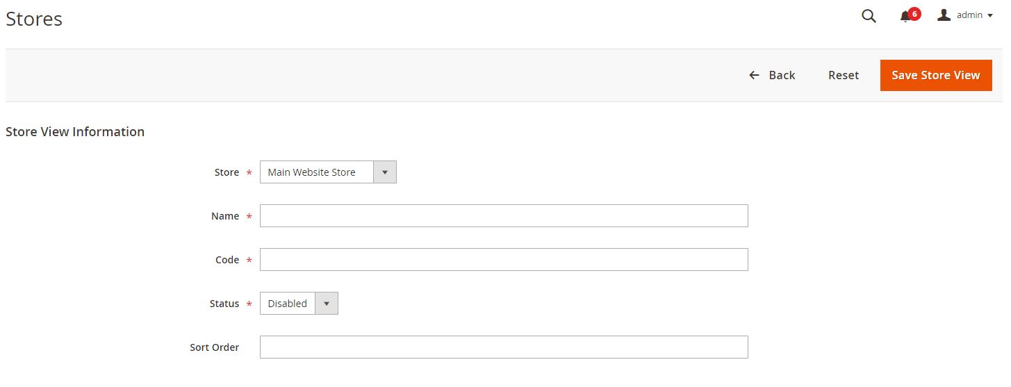 Create store views for Magento multi stores