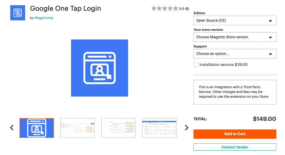 Google One Tap Login.