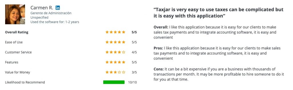 TaxJar's review.