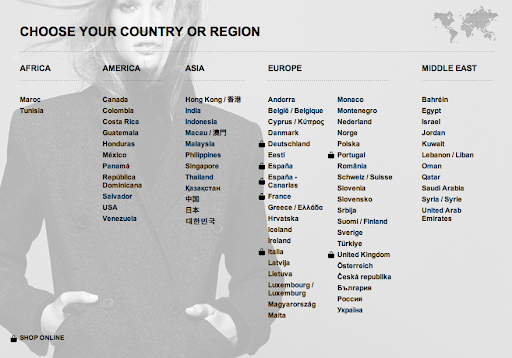 Omnichannel eCommerce Strategy regions