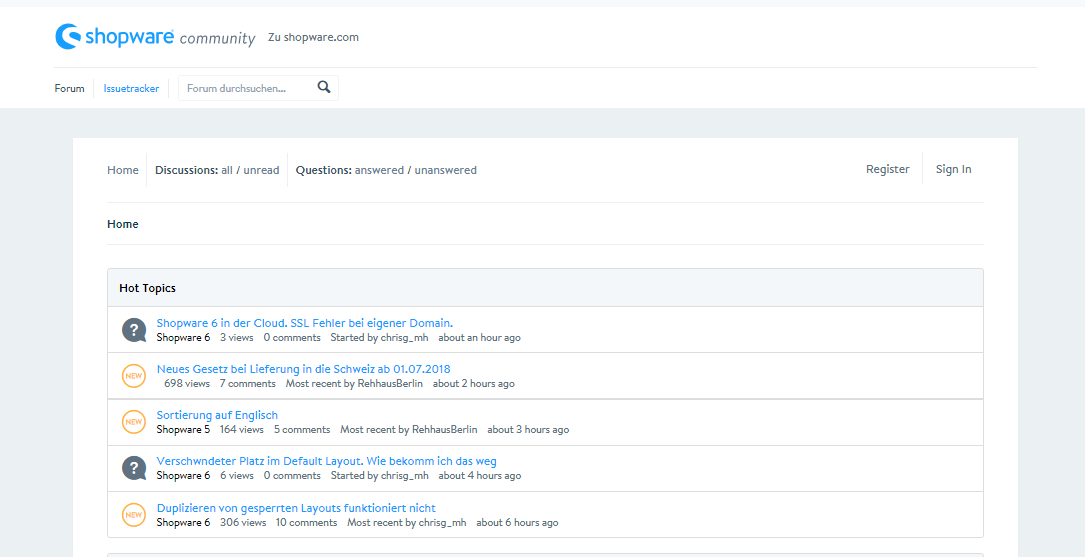 Shopware Community