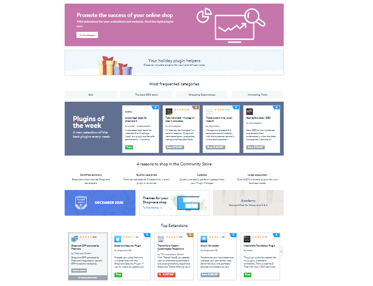 Shopware marketplace