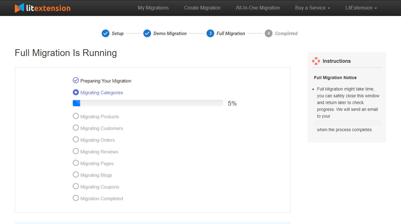 Perform WooCommerce to Shopify migration