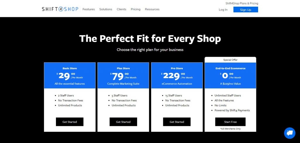 Shift4Shop review: pricing