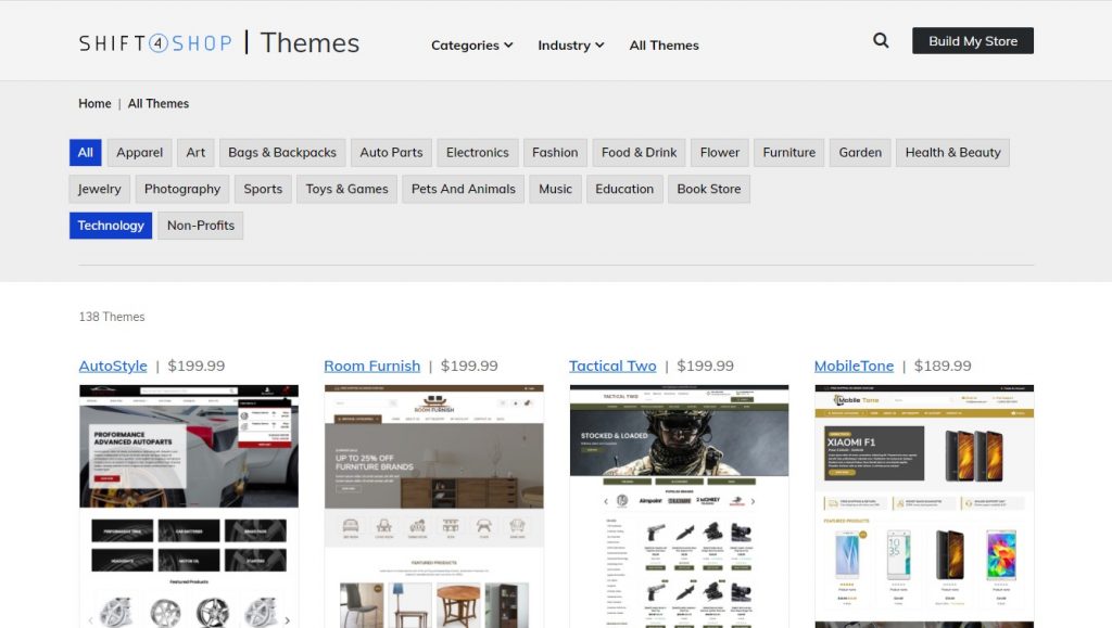 Shift4Shop Themes