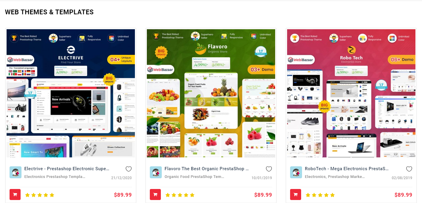 WebiBazaar Themes