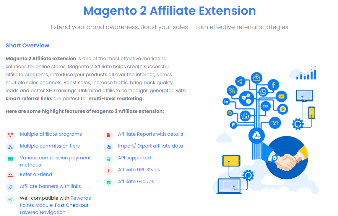 Magento 2 Affiliate extension by Mageplaza