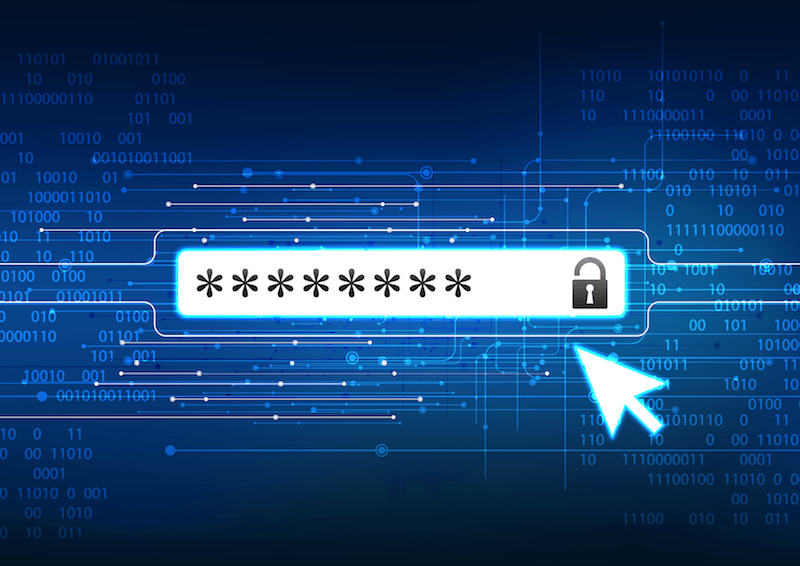 eCommerce security with strong password