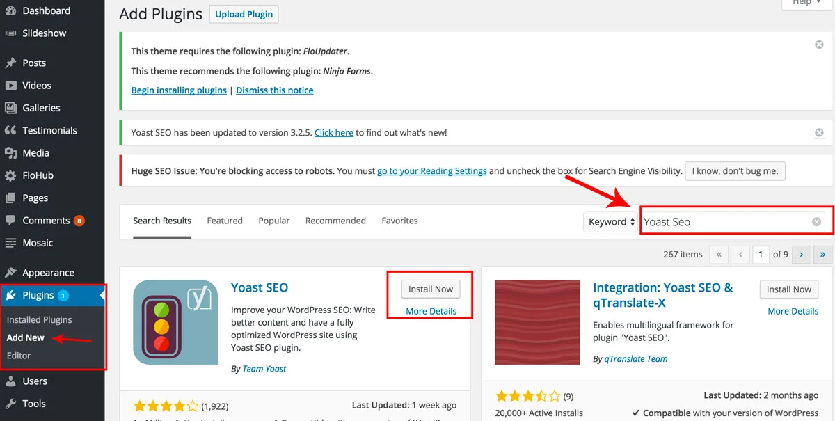 wix vs wordpress seo: yoast seo plugin