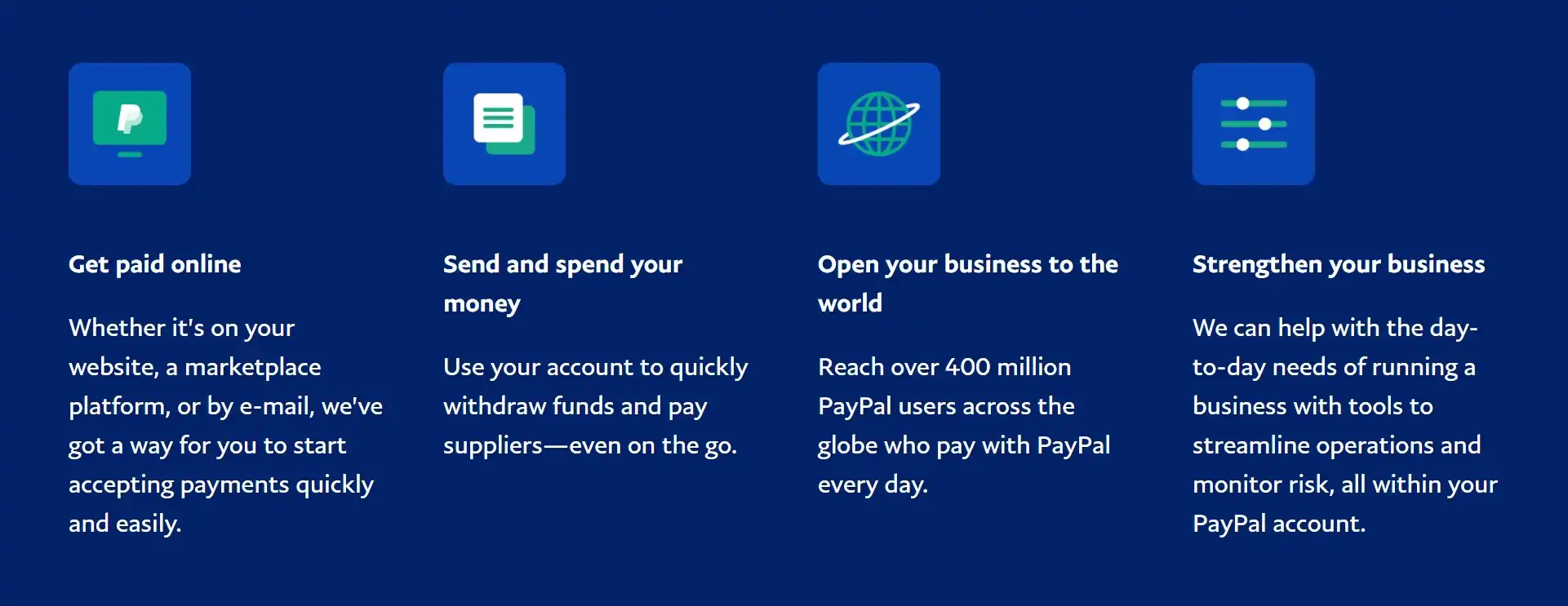 PayPal for business