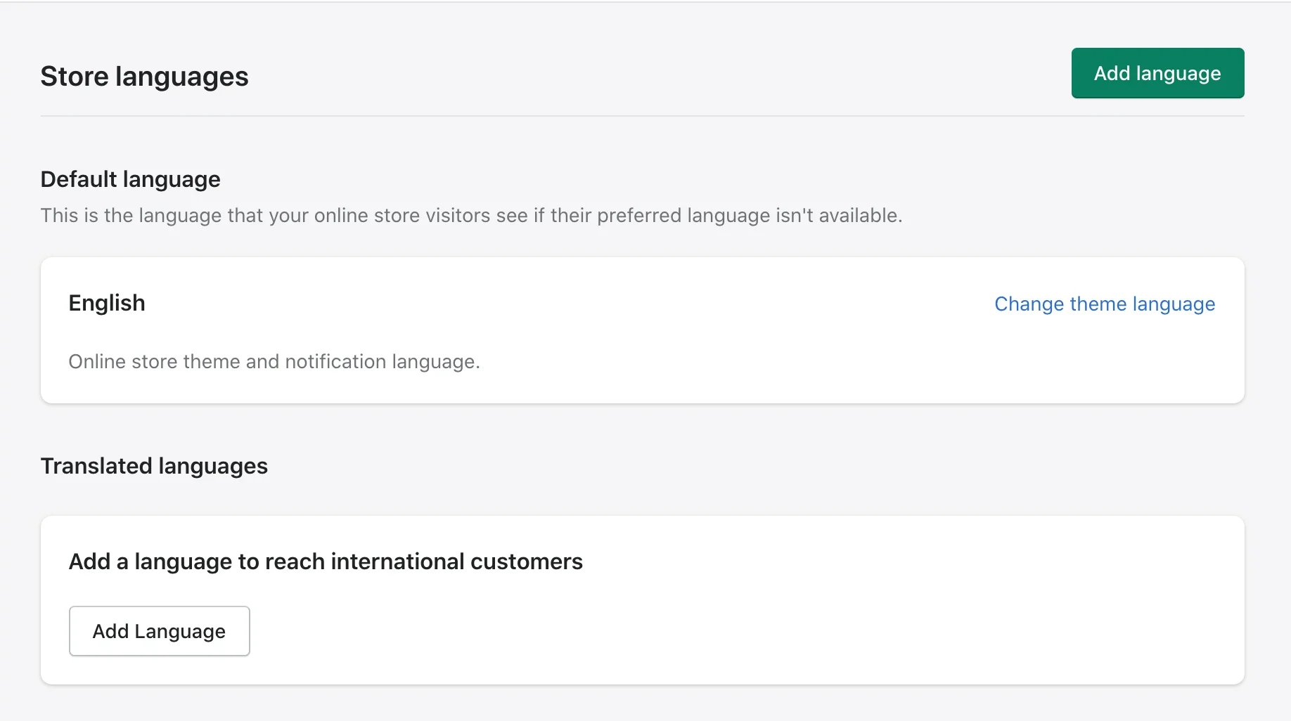 shopify review: languages