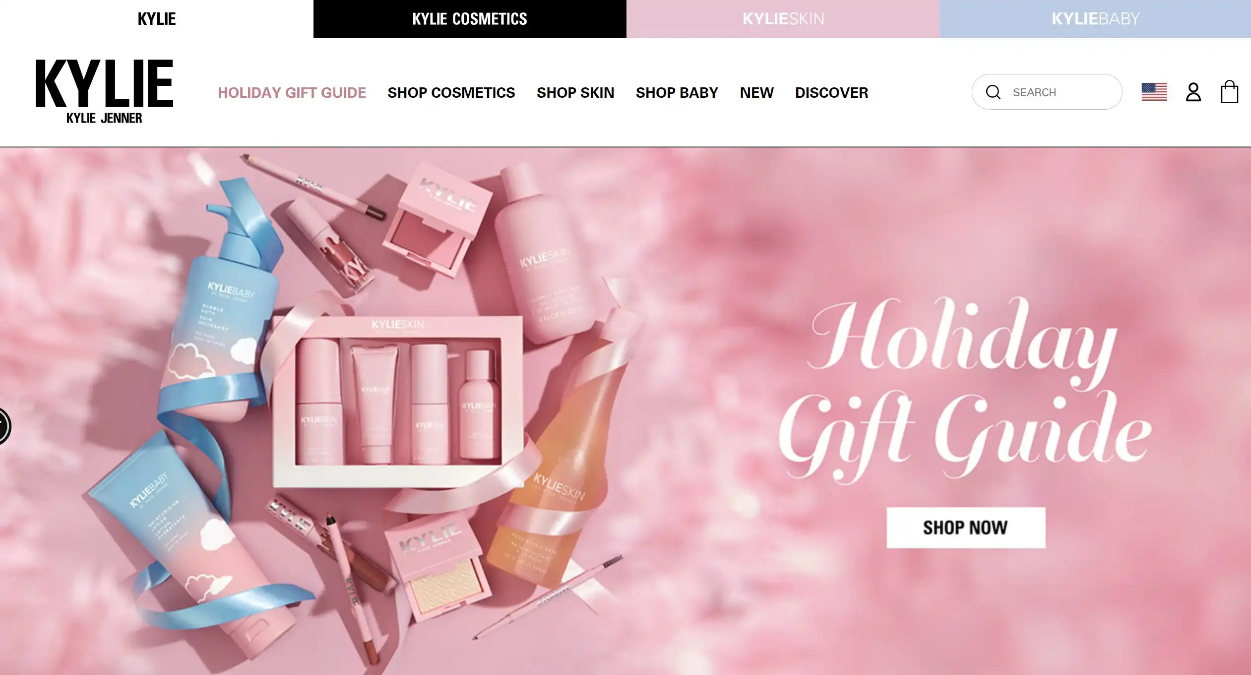 Shopify store - Kylie Cosmetics