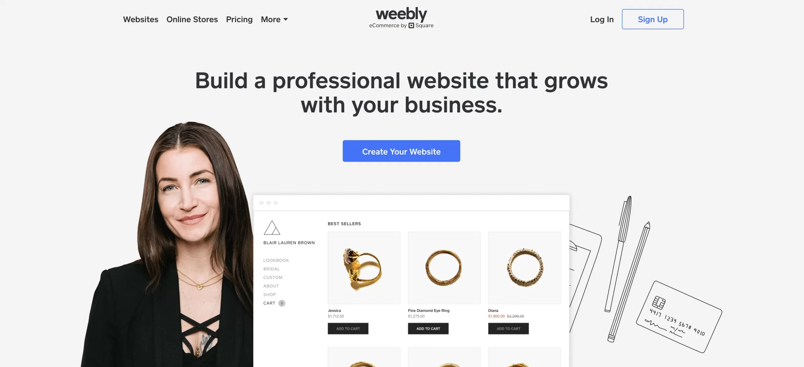 Best website builder for SEO - Weebly