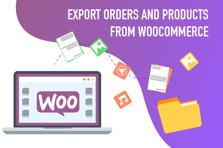 export woocommerce orders and products