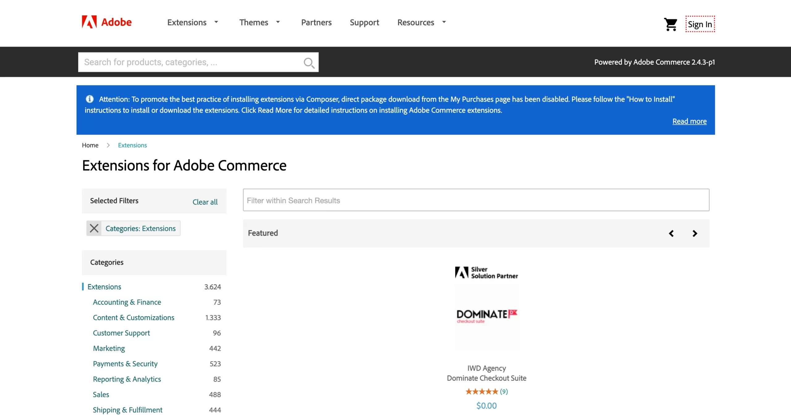 Adobe Commerce Marketplace