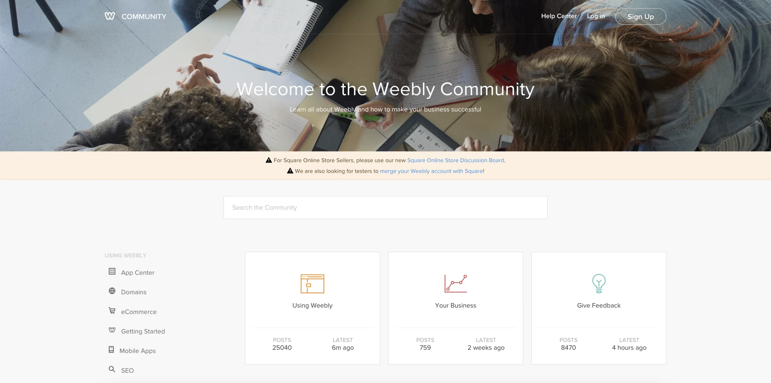 Weebly Community