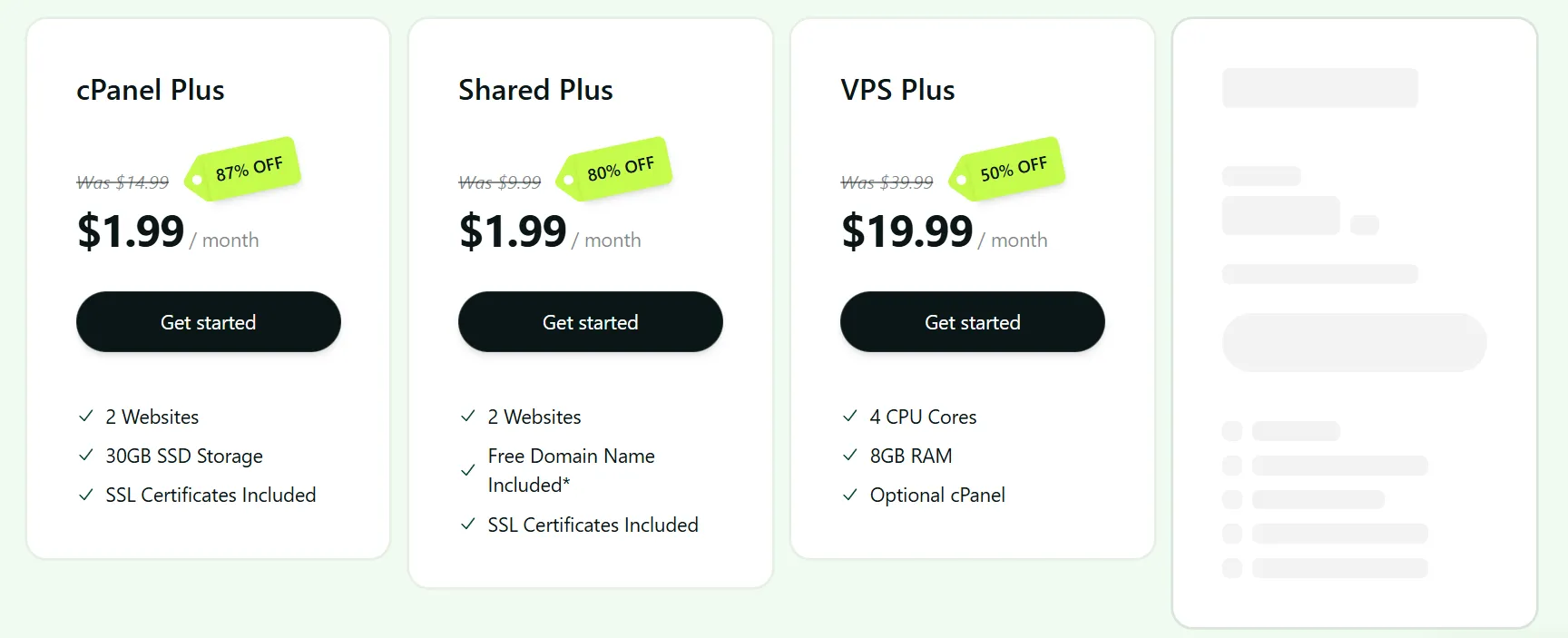 Hosting.com pricing