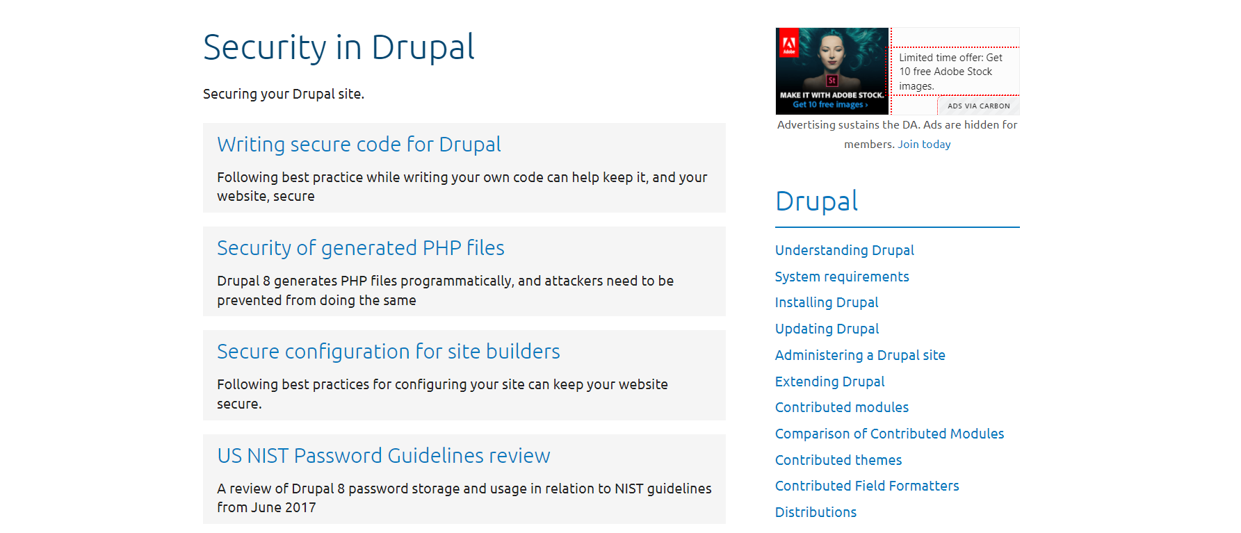 wordpress vs drupal security