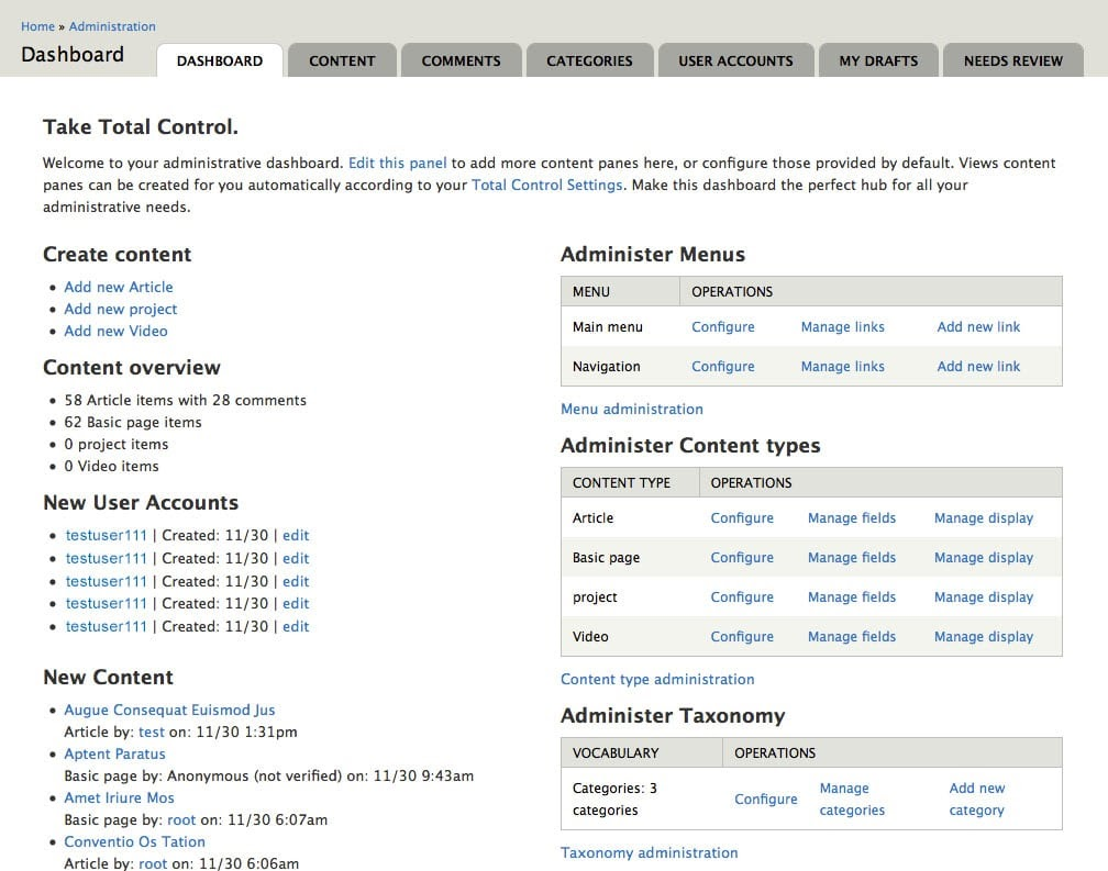 wordpress vs drupal ease of use