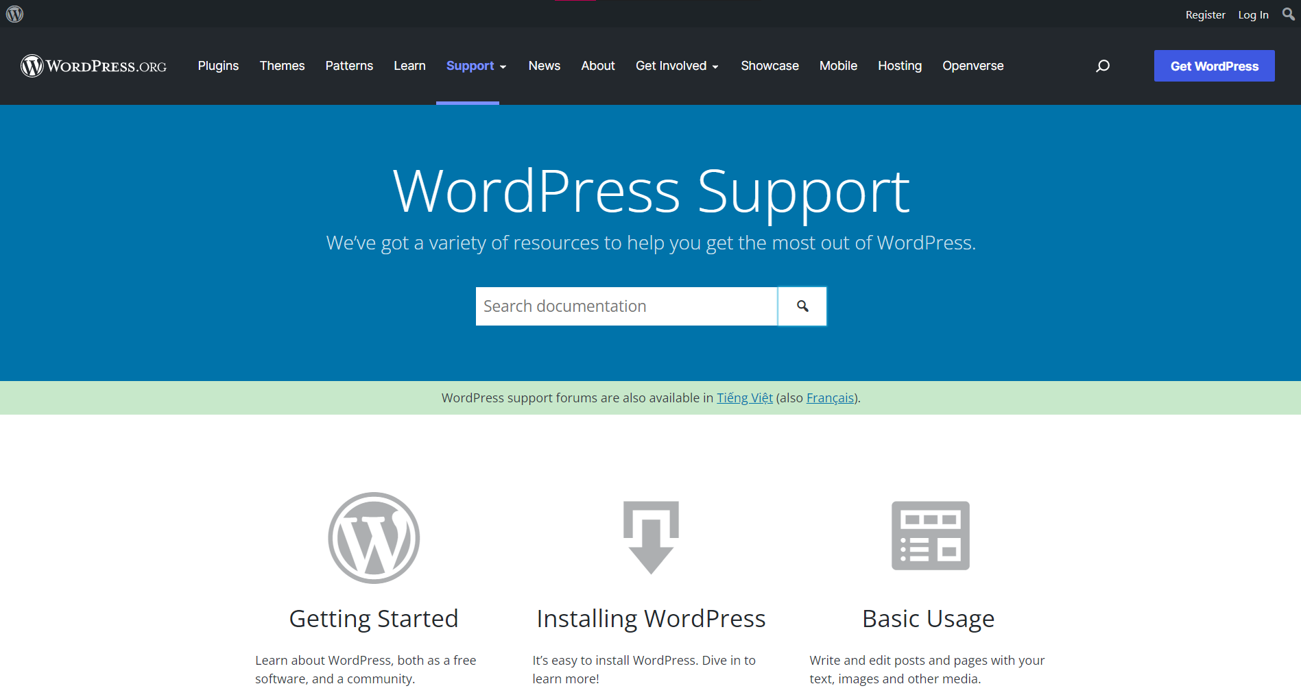 drupal versus wordpress support and community