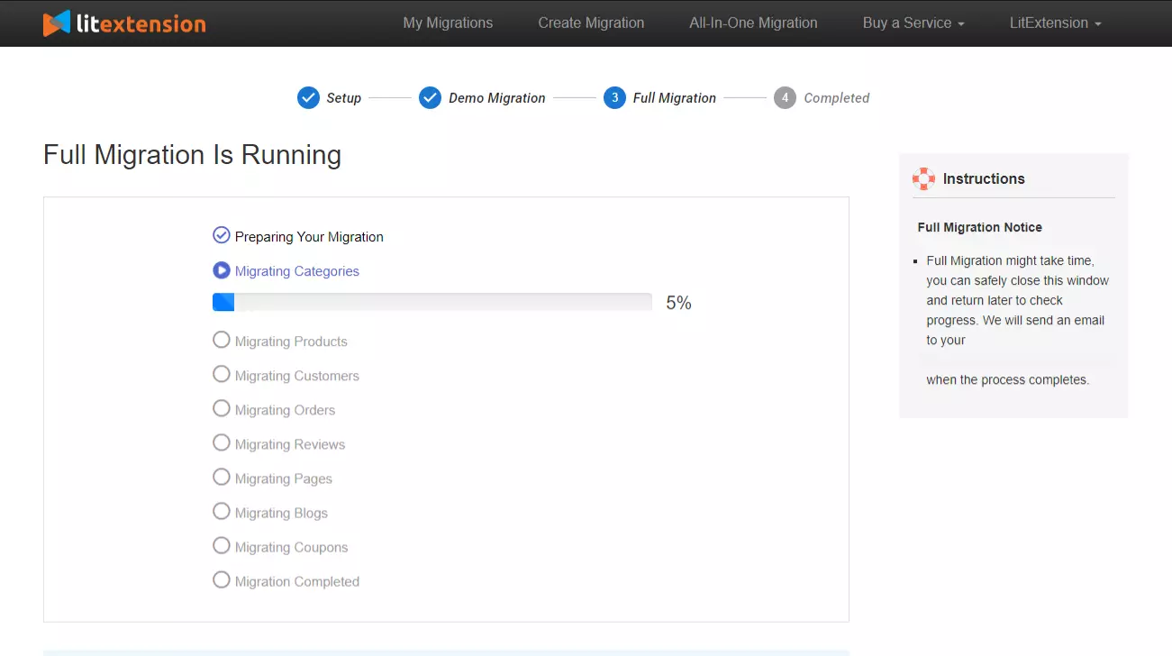 magento to woocommerce full migration