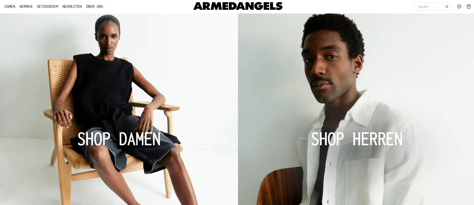 Armedangels homepage