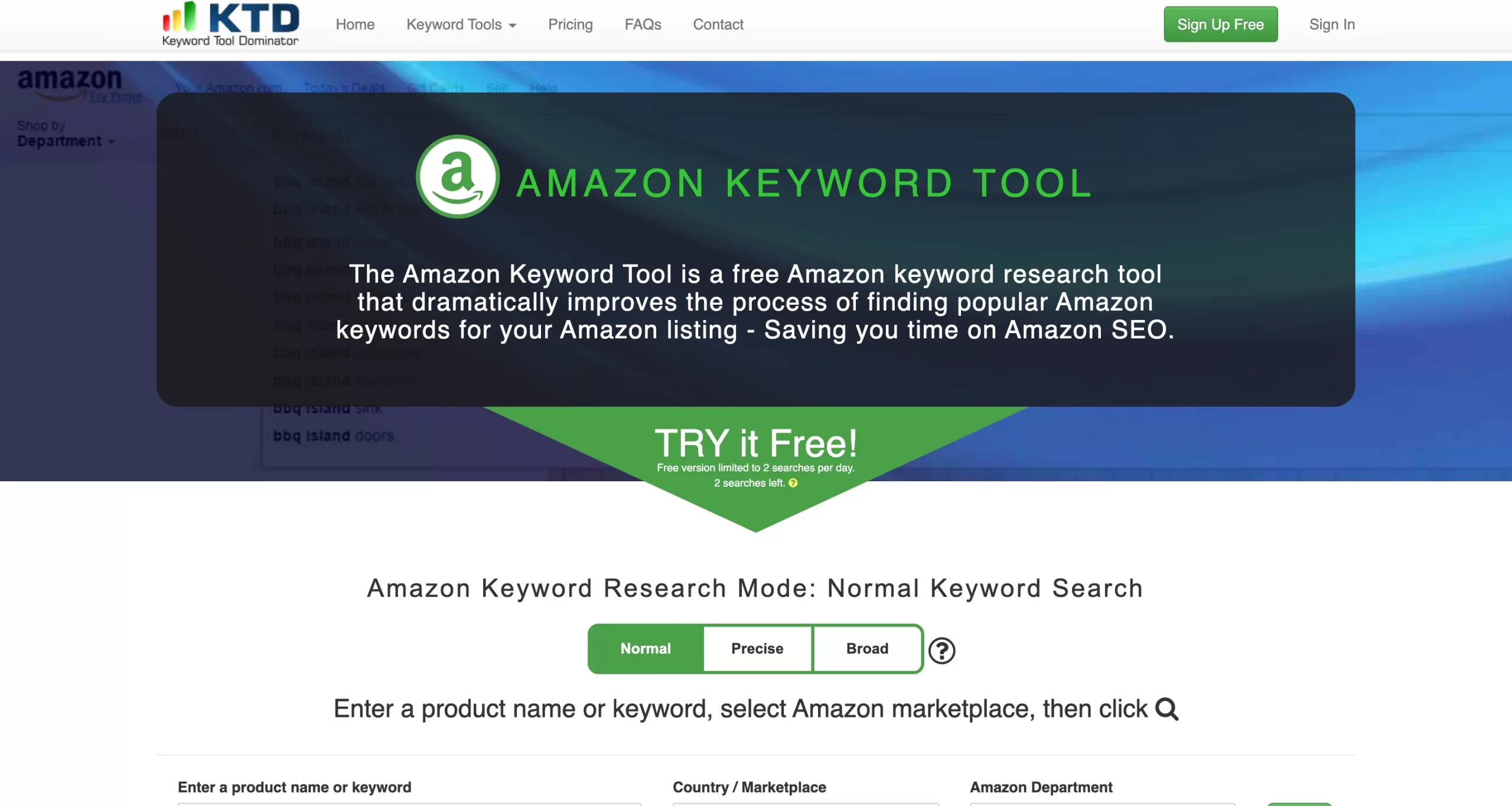 Amazon Keyword Tool