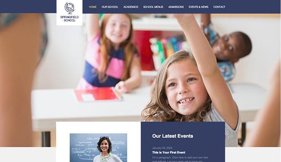 Best Wix Templates for Education Websites