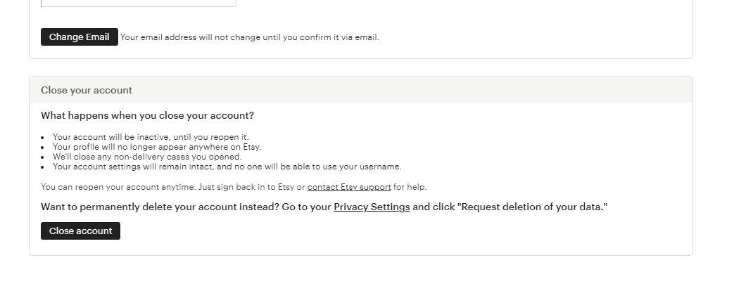 How to Close Etsy Shop Delete Etsy Account July 2022 Updated