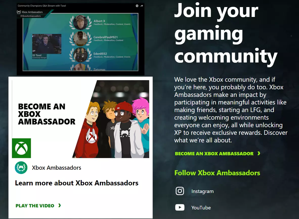 Xbox community forum