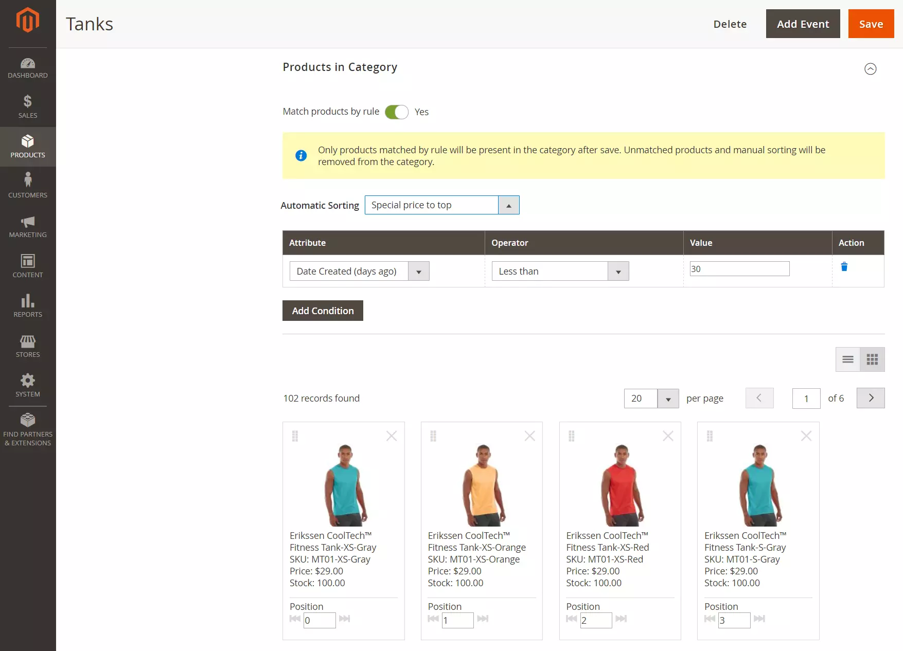 Visual Merchandising on Magento Commerce Cloud